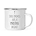 Andaz Press 11oz. Graduation Stainless Steel Campfire Coffee Mug Gift, This Badass Has a Masters Degree, Arrow Graphic, 1-Pack, Includes Gift Box