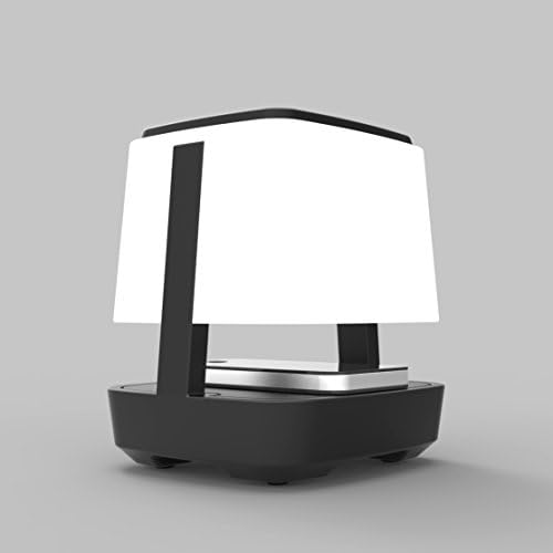 Solar Powered Mobile Phone Speaker With Blue LED Night Light