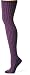Ozone Design Women's Surprise Rib Socks,Prune,9 - 11