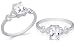 Radiant Cut White Cz Ring Sterling Silver Size 7