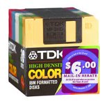 TDK IBM-Formatted Floppy Disks (30-Pack) (MF2HDIF30RB)