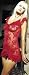 Lovely V-Neck Lace Mini Dress Chemise with Lace Ruffle Hem - Color Choices!