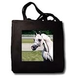 Horse - Head of Arab Horse - Tote Bags