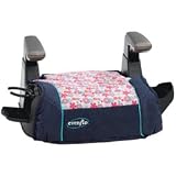 Evenflo Big Kid No-Back Booster Seat - Posh Posies Pink