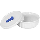 CorningWare French White 24-Ounce Round Casserole Dish by CorningWare