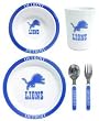 Detroit Lions 5 Piece Children's Dinner Set - Football Sports Merchandise