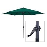 from Henley High Quality Green Steel Garden Parasol 2m