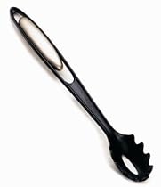 Pedrini Black & Satin Nylon Spaghetti Server