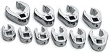 10 Piece Fractional Flare Nut Crowfoot Wrench Set
