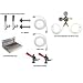 Two Tap Wall Mount Refrigerator Conversion Kit (No CO2 Tank)