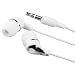 Universal 3.5mm In-Ear Stereo Headset, White / Silver