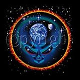 Space Alien Adult Sweatshirt