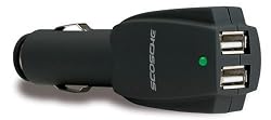 Scosche Dual USB Car Charger for iPhone 4/4S, iPod, MP3 Players and More