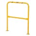 Vestil HPRO-36-42-2 Yellow Powder Coat High Profile Machinery Guard, Welded Steel, 1-5/8" OD, 36" Length, 42" Height