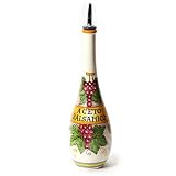 RUSTICA: Aceto Balsamico (Balsamic Vinegar) bottle with Spigot (3.5 Diam. ) [#1907-RUS]