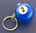 Two Ball Keychain Billiards Billiard Pool 2