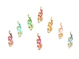 Self Adhesive Indian Bindi Dots Bollywood Belly Dance Tattoo Body Art and Crystal Wedding & Bridal Fashion Jewelry