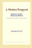 A Modest Proposal (Webster's Thesaurus Edition)
