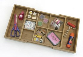Lipper International 8192 Bamboo Expandable 20-Inch Drawer Organizer
