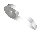 Dymo Embossing Aluminum Adhesive, 0.5 Inches x 12Mm x 12 Feet, 1/Box (35800)