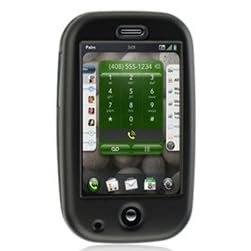 Palm Pre Black Rubber Hard Case Cover+Belt Clip+Clear LCD Screen Protector