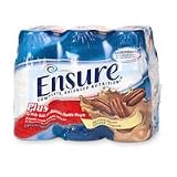 Ensure Plus Complete Balanced Nutrition Shakes, Butter Pecan, Institutional Use, #51894 - 8 Oz, 24/Case
