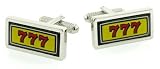 Lucky Sevens 777 cufflinks with presentation box