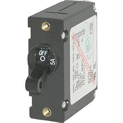 Blue Sea 7222 AC / DC Single Pole Magnetic World Circuit Breaker - 30 Amp