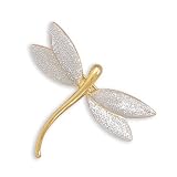 Rhodium Plated Sterling Silver/14K Gold Plated Stardust Pin
