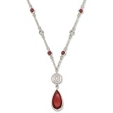 Ohio State Crystal Logo Necklace