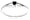 10k White Gold Black Diamond Solitaire Ring (1/8 ct), Size 6