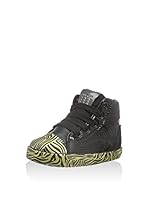 Geox Zapatillas abotinadas B Kiwi Girl D (Negro)