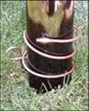 Wine Bottle Stake Copper Coated Steel