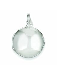 Genuine .925 Sterling Silver Round Locket 3 Grams. 100% Satisfaction Guaranteed.
