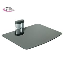 TecTake Wandhalterung f�r DVD Player, Receiver (1 Ablageboden) silber