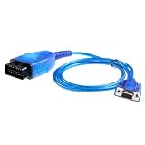 409.1 KKL Vag-com Db9 Obd2 OBD Ii Diagnostic Cable New 