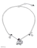 Pearl and garnet choker, 'Lucky Elephant'