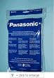 Panasonic Upright Microfiltration Vacuum Bags Style U-12, Part MC-V155M. 3 Pack
