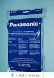 Panasonic Upright Microfiltration Vacuum Bags Style U-12, Part MC-V155M. 3 Pack