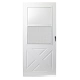 UPC 034778220414 product image for 200 Series 36 in. White Crossbuck Storm Door | upcitemdb.com
