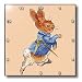 Peter Rabbit - 10x10 Wall Clock