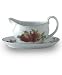 Royal Worcester Evesham Gold Porcelain 16-Ounce Sauceboat and Stand