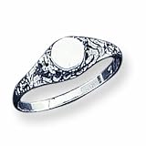 Sterling Silver Fancy Signet Ring