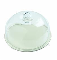 Nigella Lawson Living Kitchen Cake Plate Cream With Glass Dome