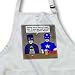 Search : Super Hero Parody with Batman and Captain America at the bar - Full Length Apron With Pockets 22w X 30l