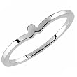 14Kt White Gold Shining Band