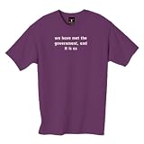 we have met the government, and it is us  100% Cotton Unisex Tee with wickedly funny Politically... at Politically Erroneous by tootoographic