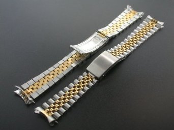 Men Rolex Stainless Steel/18K White Gold Datejust Watch Brown w/Silver Dial 1601