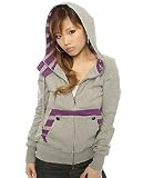 Hellz Bellz The Sock It To Me Hoody in Gray,Sweatshirts for Women
