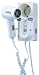 Jerdon JWM6CF Wall Mount Hair Dryer, 1600-Watt